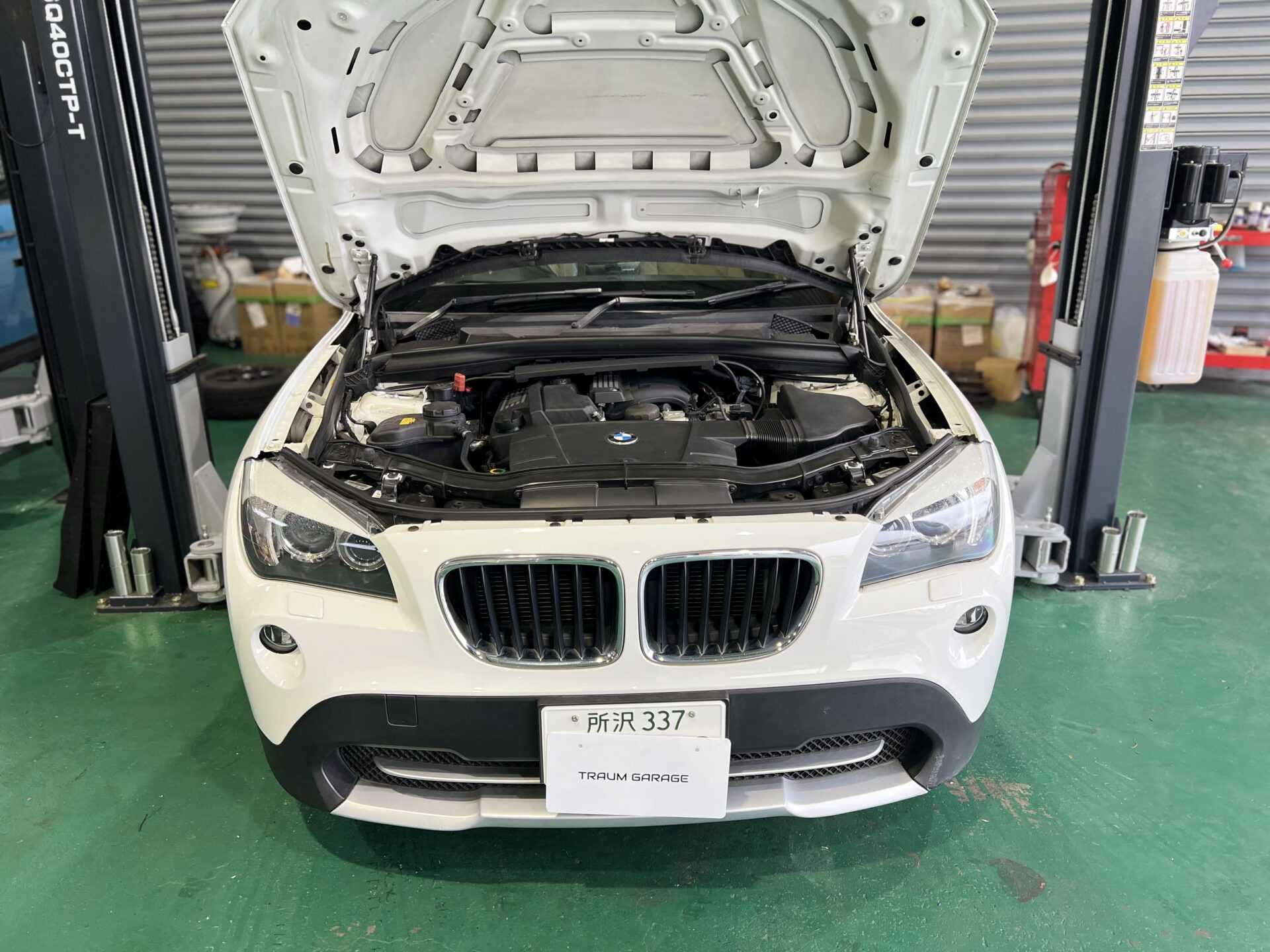 BMW E84 X1 オイル漏れ修理 （エンジンオイルパン・エンジン